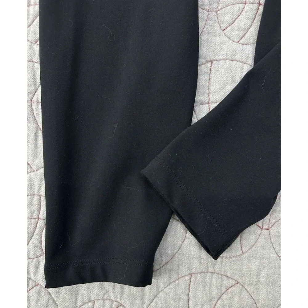 Nike Yoga Pants Womens Dri-Fit 7/8 High Rise Tight Fit DM7023-010 Black /‎ Large